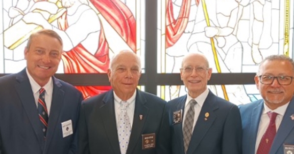 Knights Lead Good Friday Stations of the Cross at Seton Parish